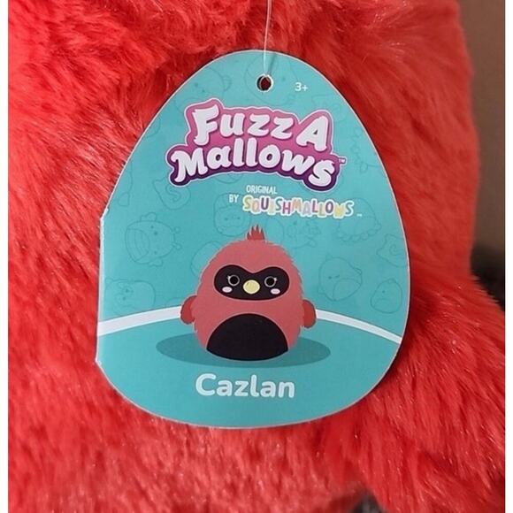 Squishmallow's 12” Cazlan The bird cazlan the red cardinal squishmallow - Picture 12 of 13